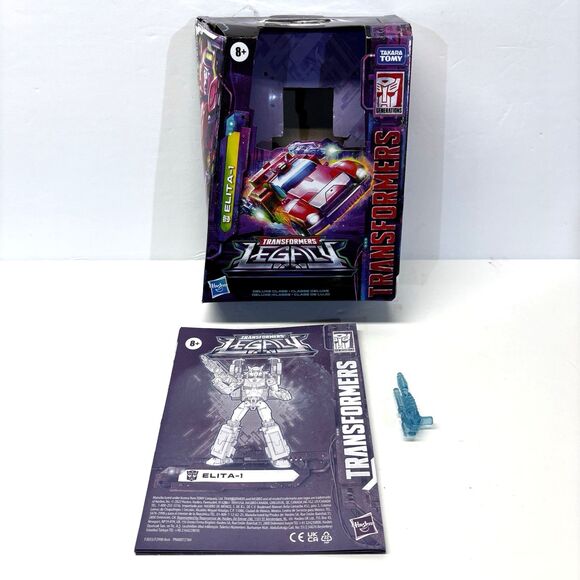 Transformers Elita 1 Legacy Deluxe Class Box, Manual, 1 Gun (NO FIGURE INCLUDED) - Picture 1 of 3